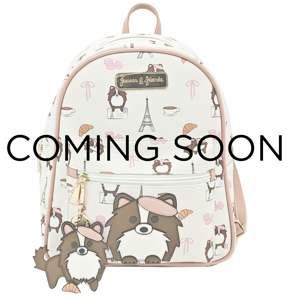 Jaxson in Paris Mini Backpack W/Keychain